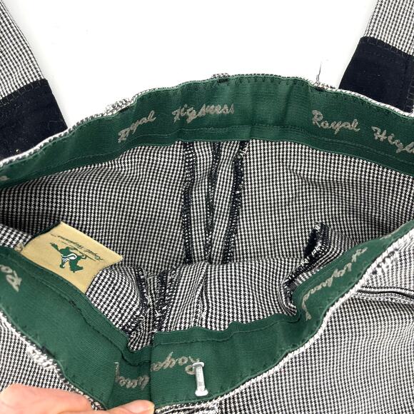 Royal Highness Women's 4-6 Check Equestrian Jodhpurs Riding Pants Suede Seat - Picture 5 of 7